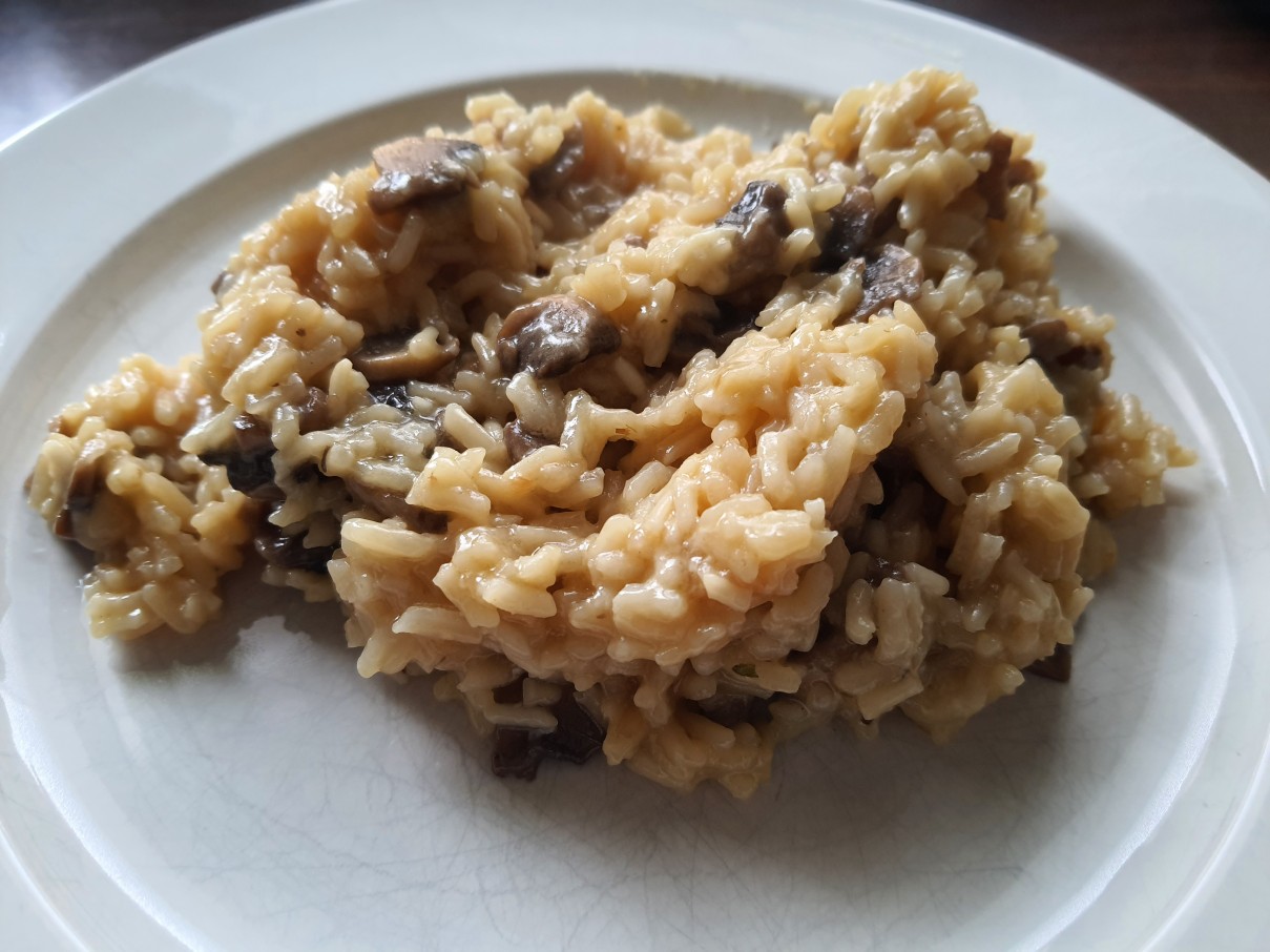 Risotto z pieczarkami